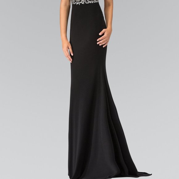 Sequined Sheath shape Prom Dress GSGL1385 - Picture 8 of 9